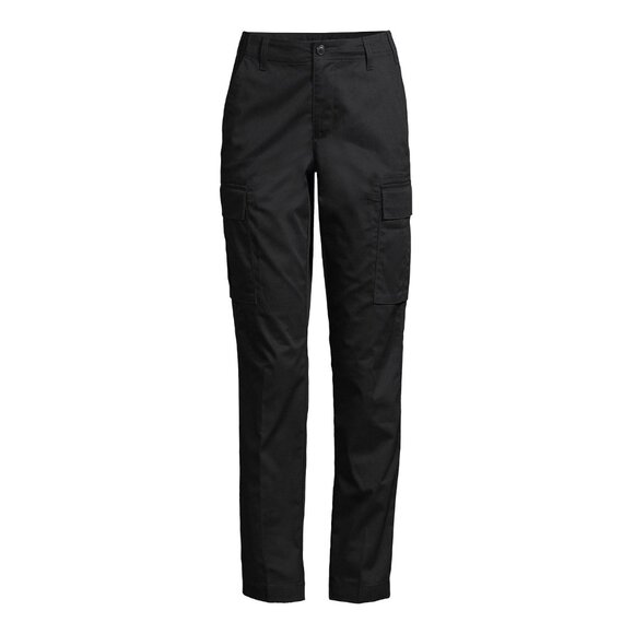 (Size 4) Women's Cargo Pants by Lands End in Black - Picture 1 of 8